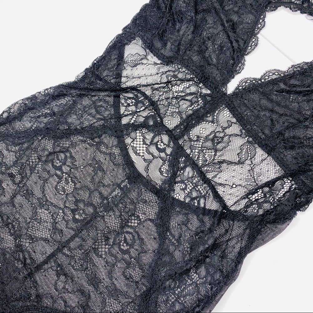 NWT! Sam Edelman Cap Sleeve Lace Bodysuit! - Picture 3 of 10